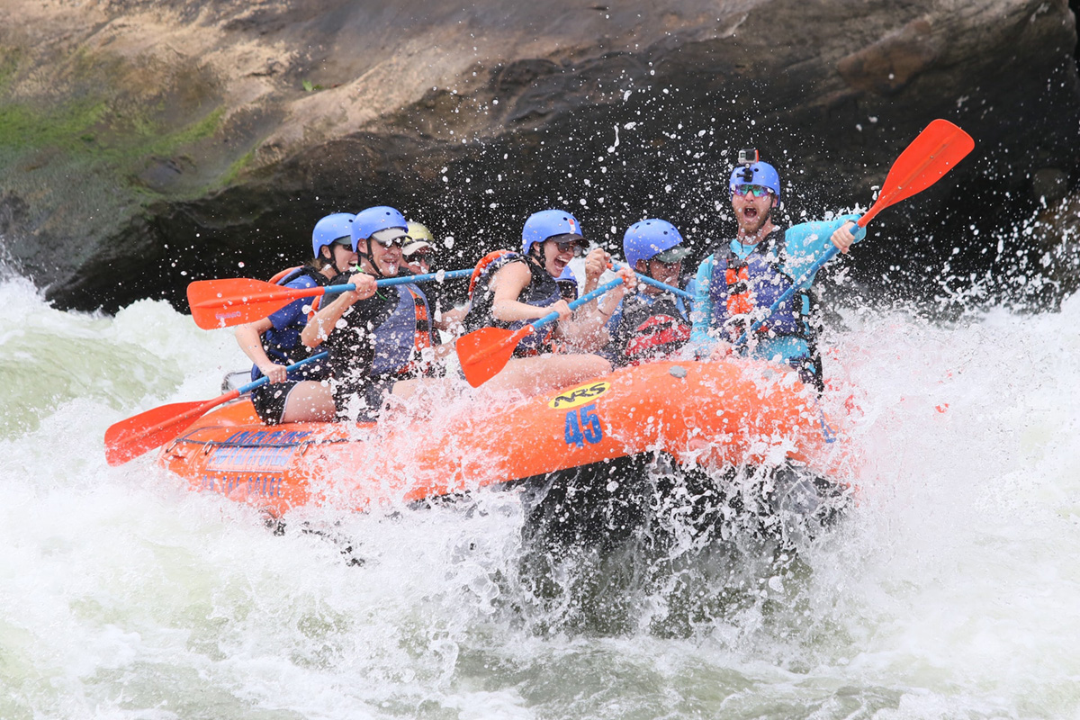 Thrill of the Rapids - White water Rafting 